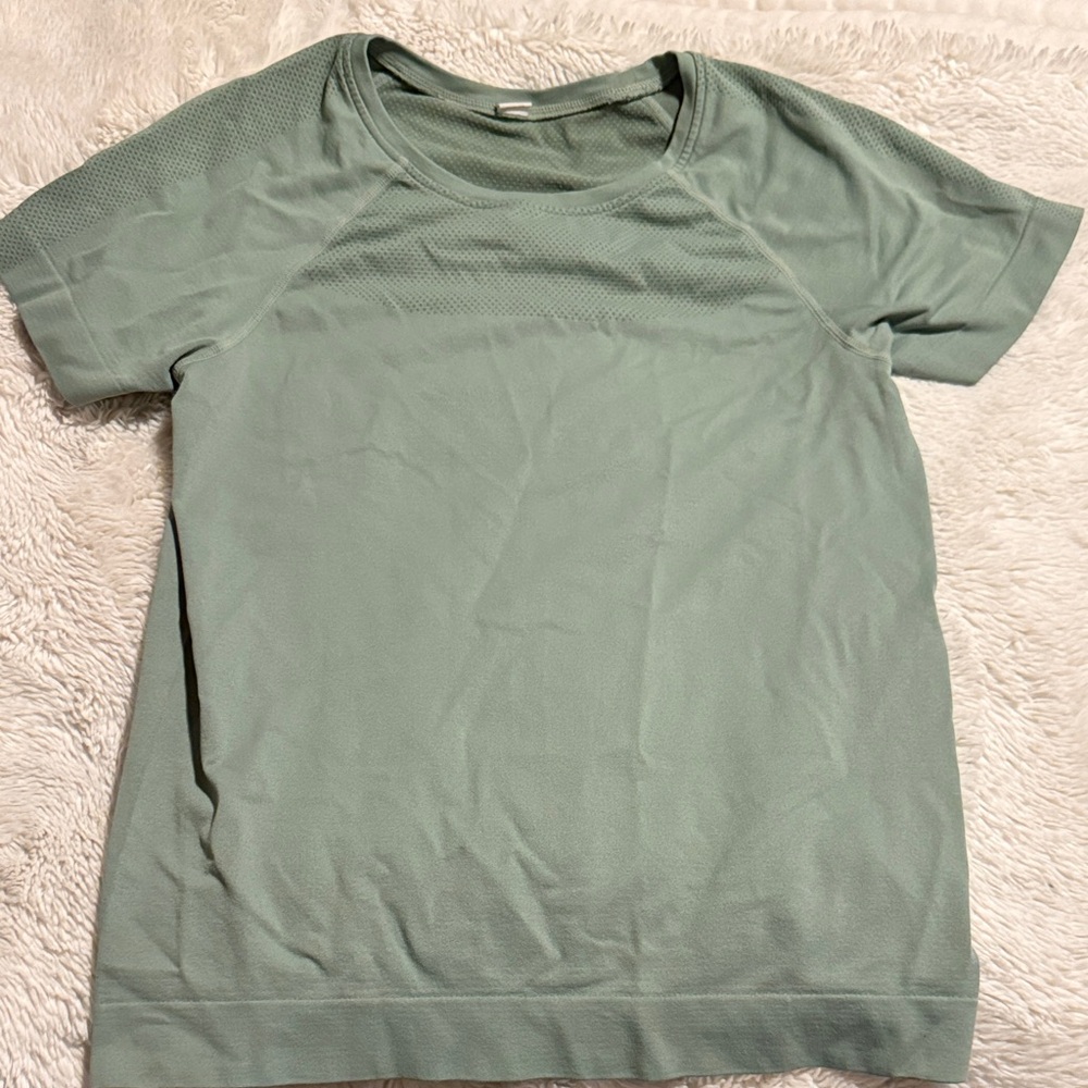 Soft workout T-shirt, pale green